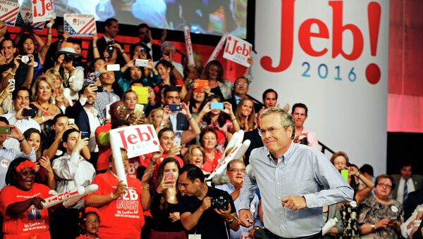 Кандидат в президенты США от республиканской партии Джеб Буш