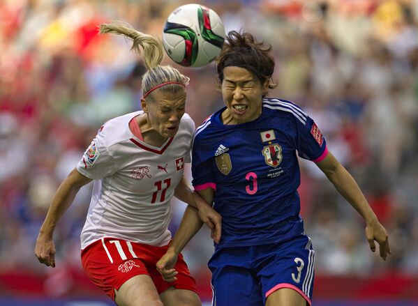 Чемпионат мира по футболу среди женщин 2015. Матч между Швейцарией и Японией