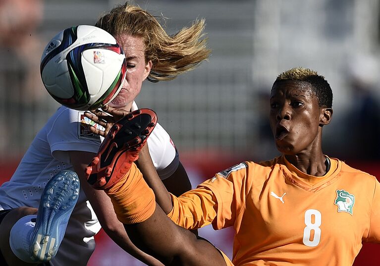 Чемпионат мира по футболу среди женщин 2015. Матч между Норвегией и Кот-д’Ивуаром