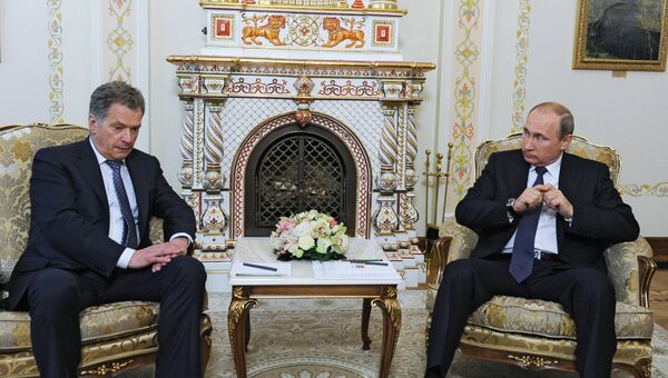 Президент РФ В.Путин встретился с президентом Финляндии С.Ниинистё. Архивное фото
