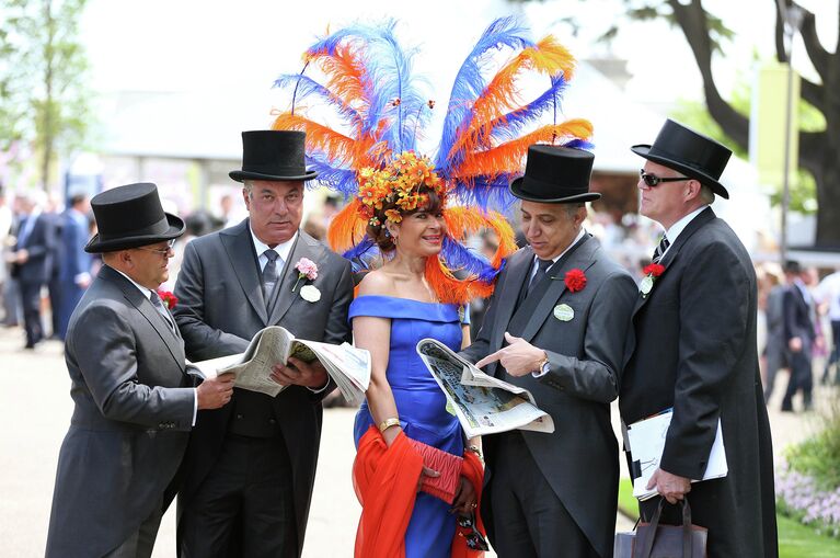 Королевский конный турнир Royal Ascot в Англии. Июнь 2015