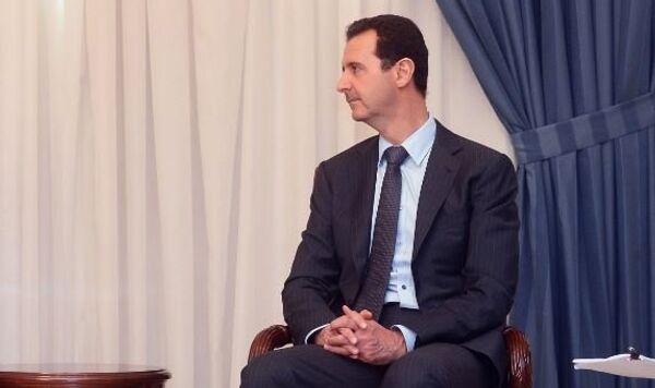 Президент Сирии Башар Асад в Дамаске. Архивное фото