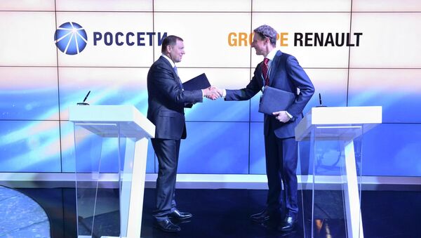 Россети и Renault Россия будут сотрудничать в области развития электротранспорта в РФ