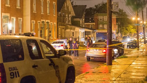 Полиция на месте стрельбы на вечеринке в западной Филадельфии