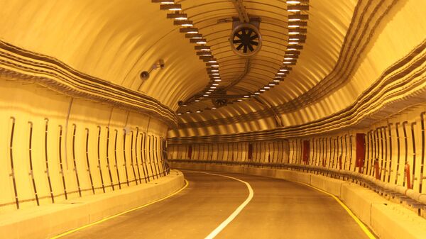 Гимринский тоннель в Буйнакском районе Дагестана. Архивное фото