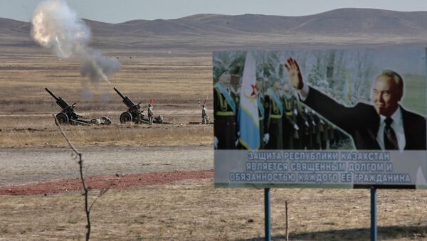 Военные учения в Казахстане