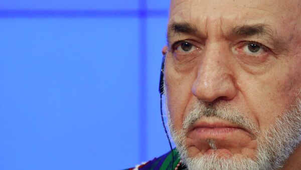 Бывший президент Исламской республики Афганистан (в 2004-2014 гг.) Хамид Карзай
