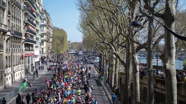 Парижский марафон. Архивное фото