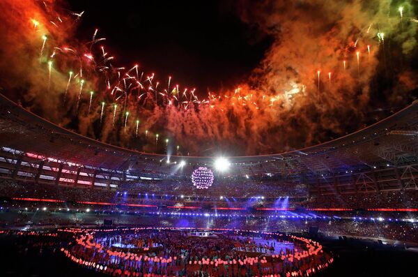 Церемония закрытия I Европейских игр в Баку