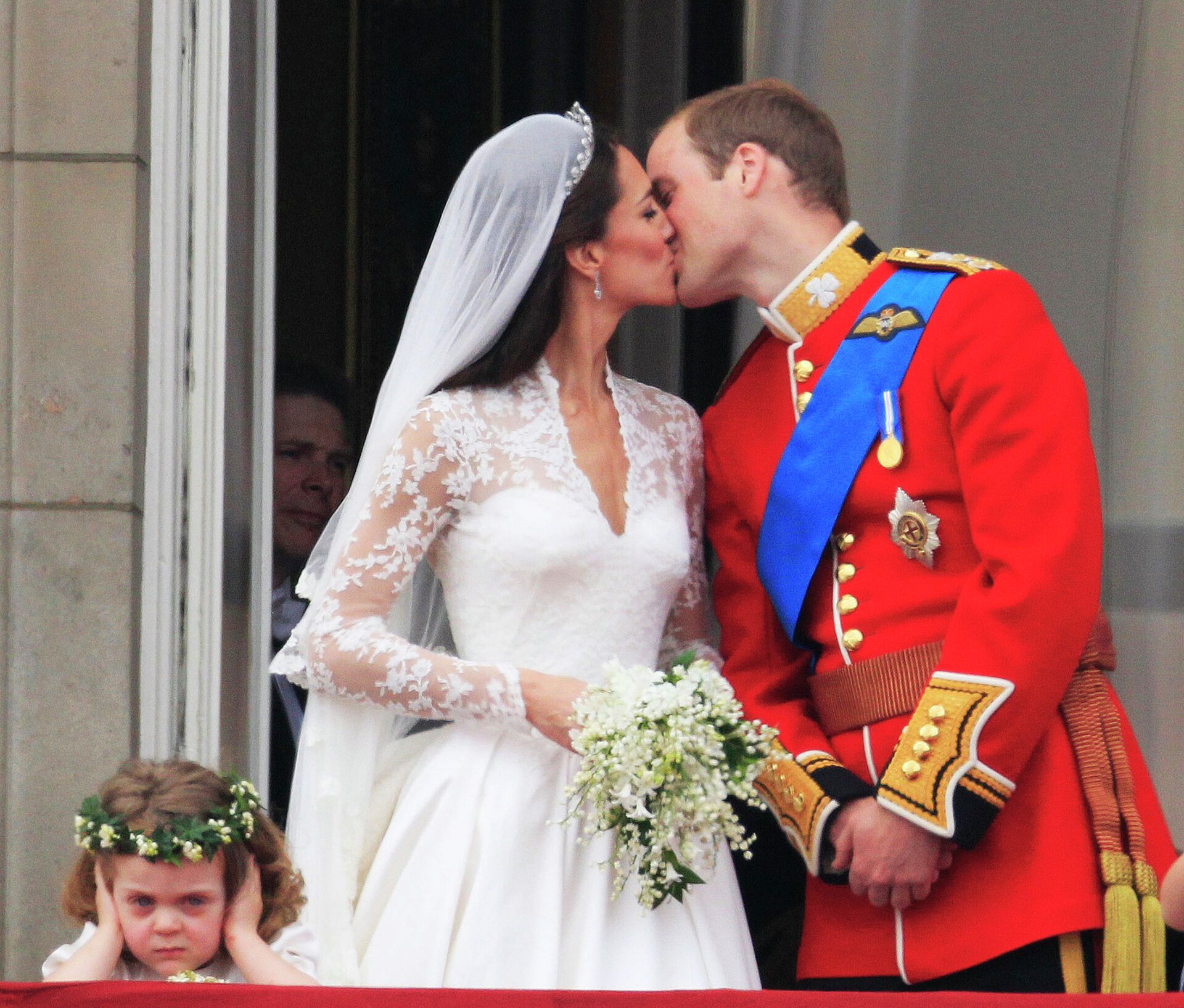 Королева на свадьбе принца Уильяма и Кейт Миддлтон