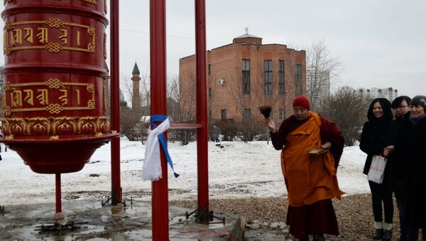 Открытие буддийского культурно-религиозного сооружения - Ротонды Пагода Рая