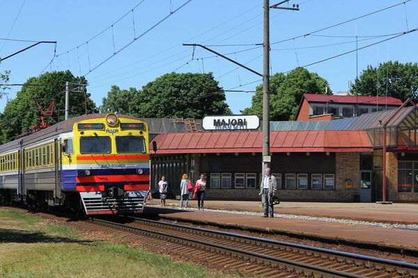 Железнодорожная станция Майори в Юрмале