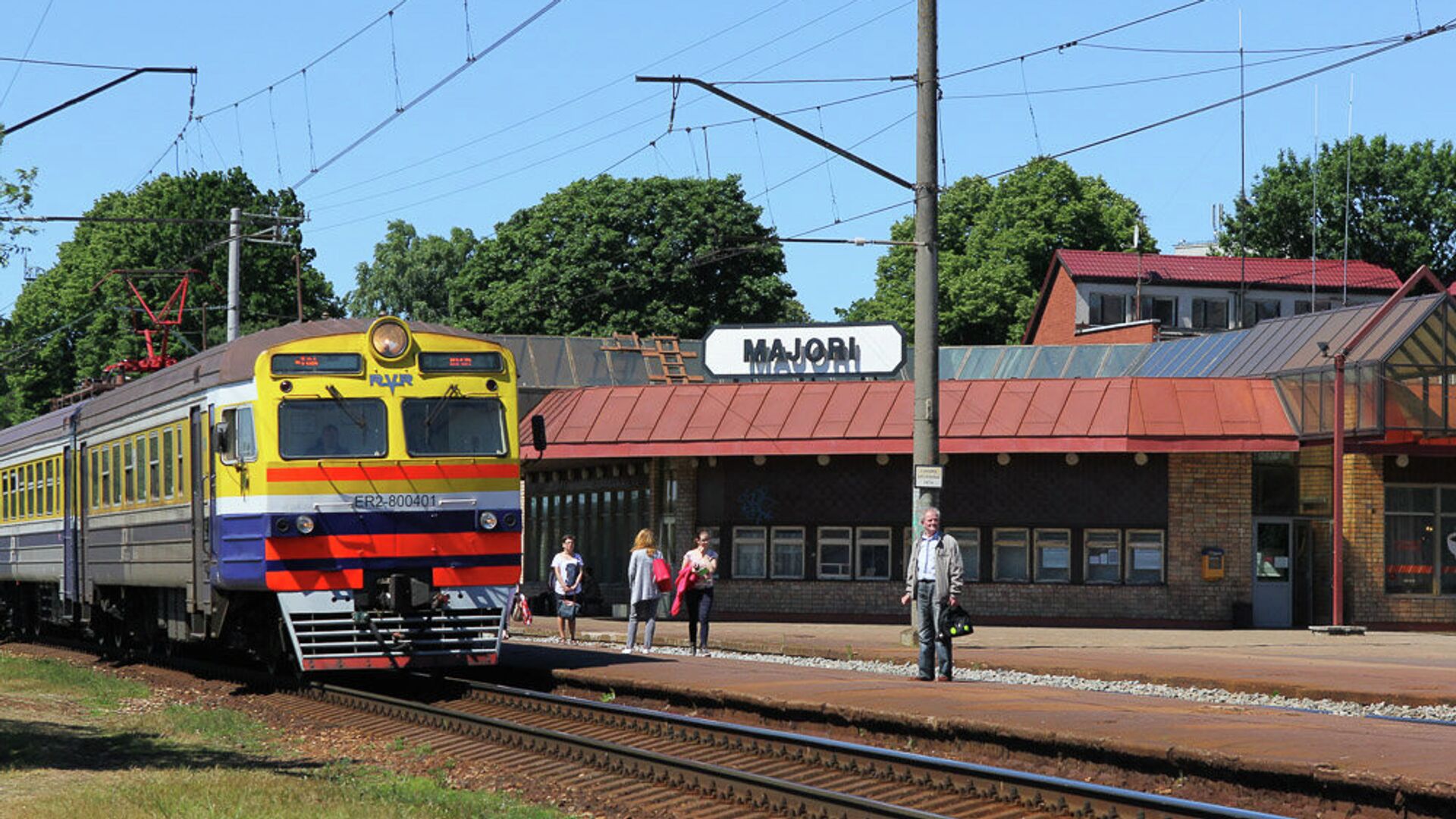 Железнодорожная станция Майори в Юрмале - РИА Новости, 1920, 28.08.2020
