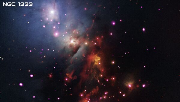 Изображение молодого звездного скопления NGC 1333