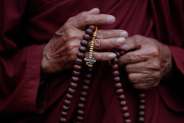 Празднование 80-го дня рождения Далай-ламы в Катманду
