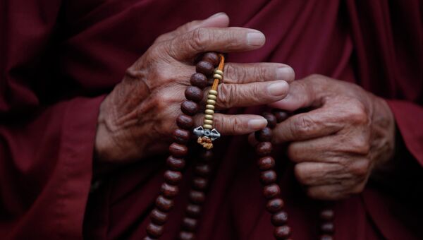 Празднование 80-го дня рождения Далай-ламы в Катманду