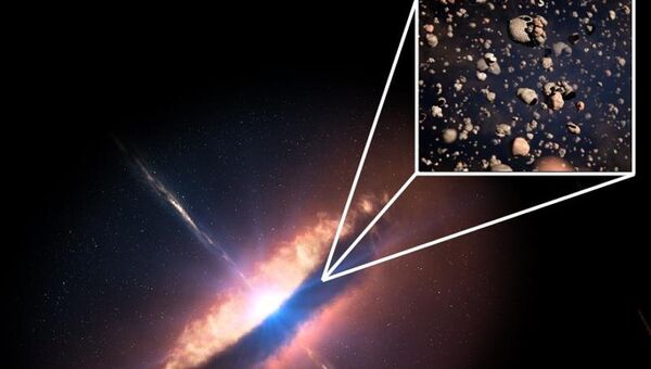 Ученые открыли каменное кольцо вокруг молодой звезды
