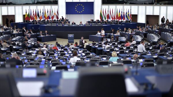 Заседание Европейского парламента Страсбурге