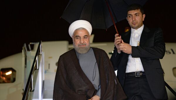 Прилёт в Уфу президента Исламской Республики Иран Хасана Рухани
