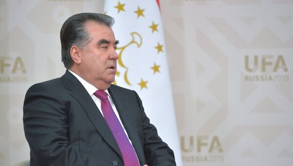 Президент Республики Таджикистан Эмомали Рахмон. Архивное фото