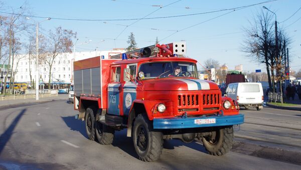 Пожарная машина, Белоруссия. Архивное фото