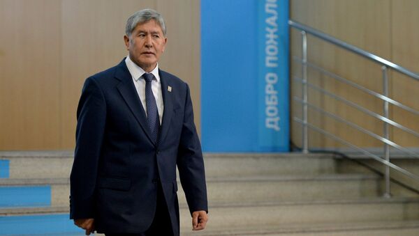 Президент Киргизской Республики Алмазбек Атамбаев. Архив