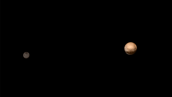 Семейное фото Плутона и Харона, полученное камерами LORRI и Ralph