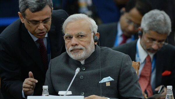 Премьер-министр Республики Индия Нарендра Моди. Архивное фото