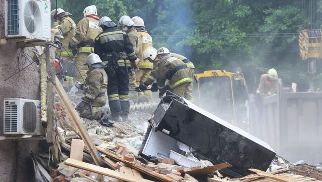 Обрушение дома в Перми