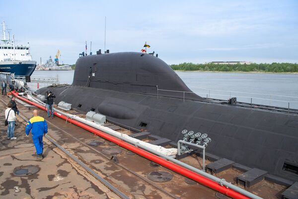 Первая многоцелевая атомная подводная лодка (АПЛ) проекта Ясень К-560 Северодвинск