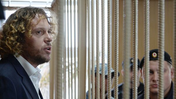 Бизнесмен Сергей Полонский в Тверском суде Москвы. Архивное фото