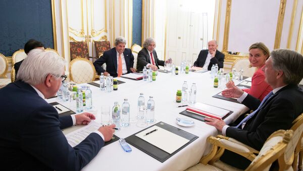 Переговоры по Ирану в Вене. 14 июля 2015. Архивное фото