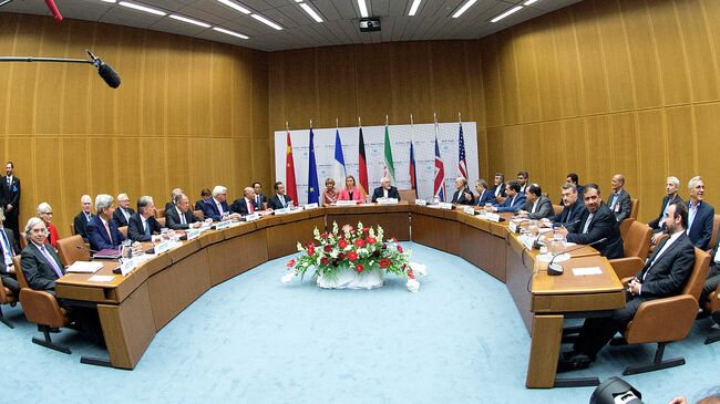 Участники переговоров по иранской ядерной проблеме в Вене, Австрия. Архивное фото