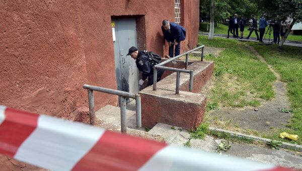 Полиция работает на месте взрыва во Львове