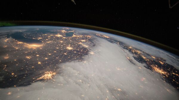Вид на Землю с борта МКС. Архивное фото.