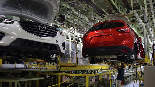 Завод Mazda Motor Corporation. Архивное фото