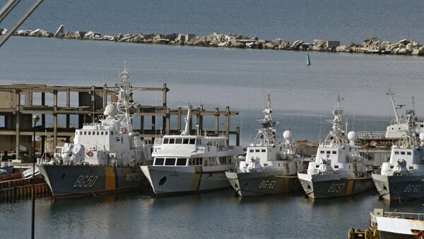 Корабли береговой охраны Украины в Одесском порту. Архивное фото