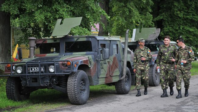 Церемония открытия международных военных учений Репид Трайдент - 2015