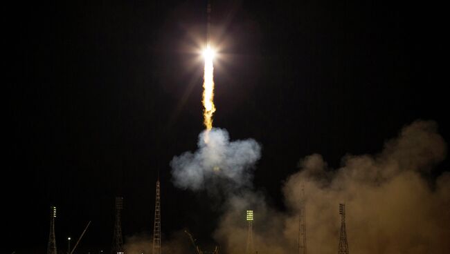 Старт ракеты с космодрома Байконур. Архивное фото