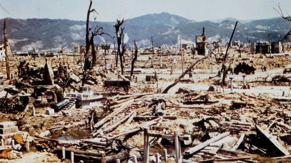 Последствия атомной бомбардировки Хиросимы. 1945