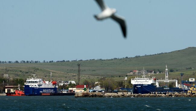Порт в Крыму. Архивное фото