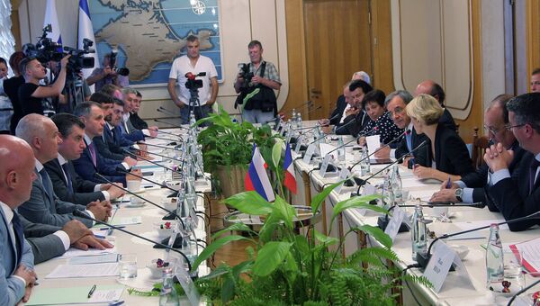 Визит французской делегации в Крым