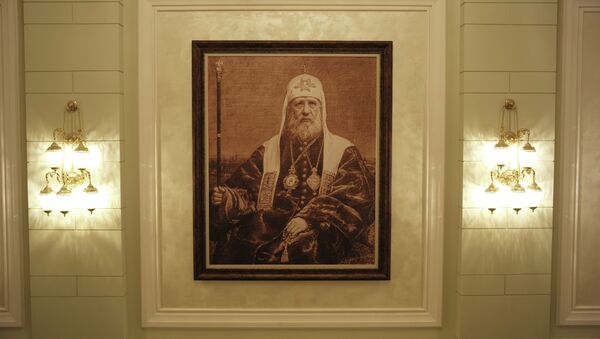Портрет патриарха Тихона в Московском епархиальном доме