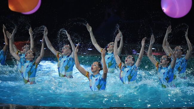 Церемония открытия XVI чемпионата мира по водным видам спорта Церемония открытия XVI чемпионата мира по водным видам спорта