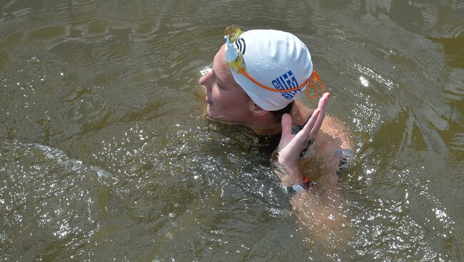 Чемпионат мира FINA 2015. Плавание на открытой воде. Женщины. 5 км. Каллиопи Араозу