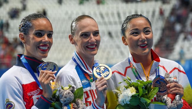 Чемпионат мира FINA 2015. Синхронное плавание. Соло. Техническая программа. Финал