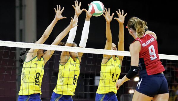 Волейболистки сборной США обыграли Бразилию в Финале шести мирового Гран-при