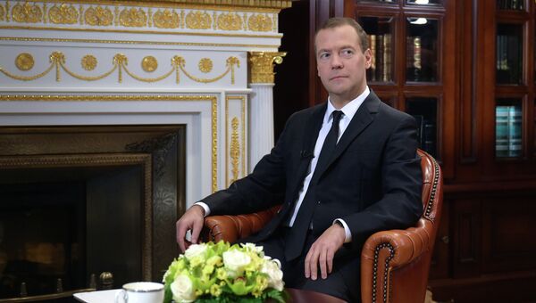 Премьер-министр РФ Д.Медведев. Архивное фото