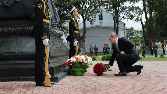 Рабочая поездка президента РФ В.Путина в Калининградскую область