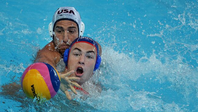 Чемпионат мира FINA 2015. Водное поло. Мужчины. Матч США - Россия